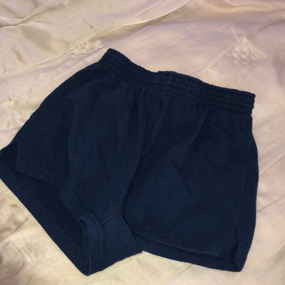 Navy blue soffe shorts